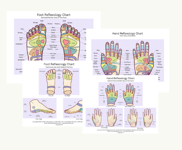 new laminated foot hand maps 600w